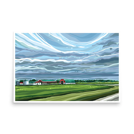 Clearview Farm Sky 24" x 36"